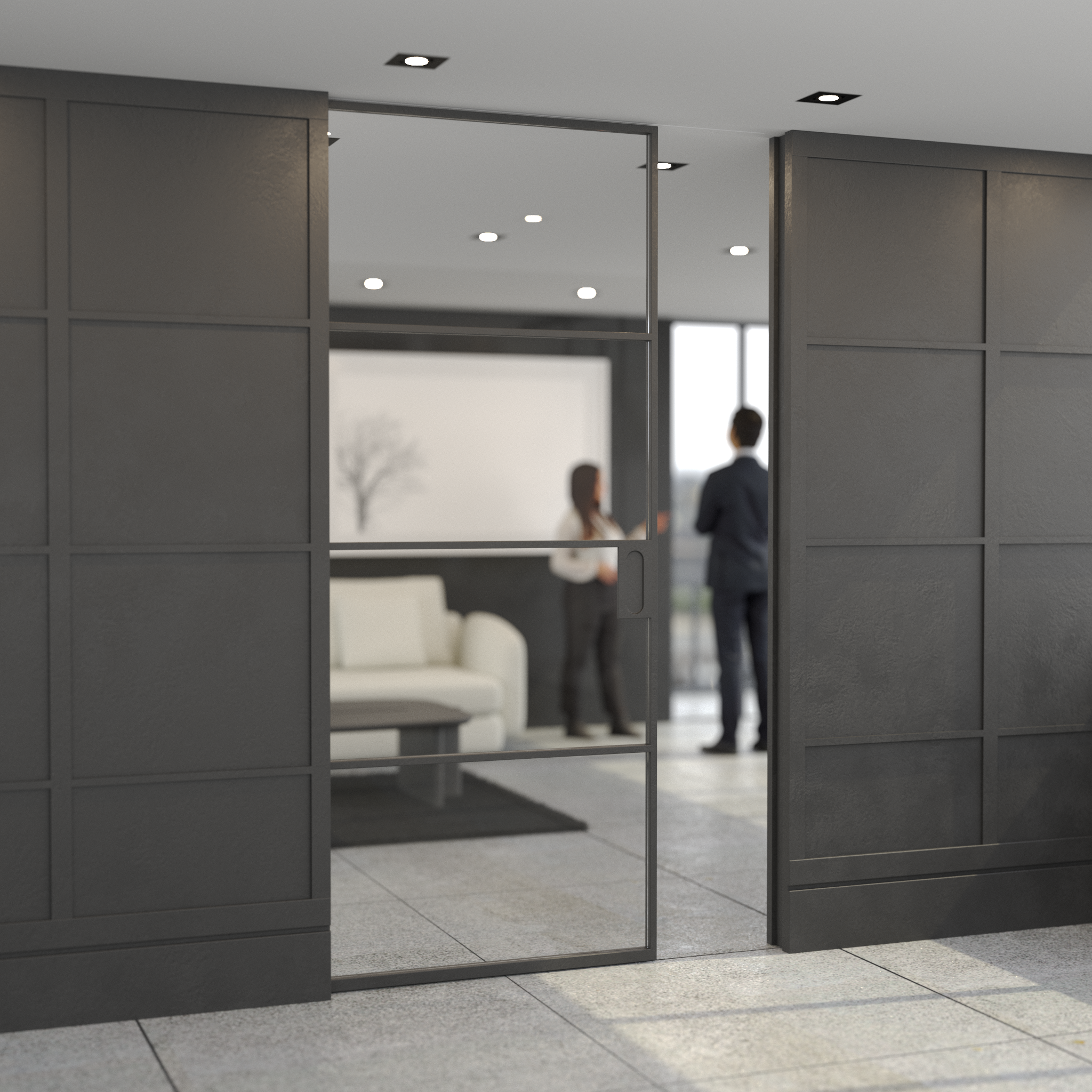 Portman Aluminium and Glass Pocket Door: Features, Benefits, Sizes and Design Options