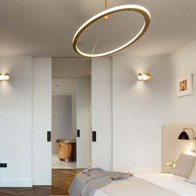 Designing Continuous Wall Surfaces with Full-Height Pocket Doors
